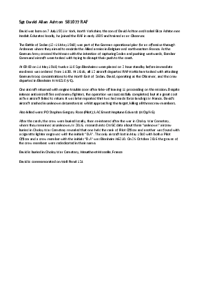 A preview of a PDF biography for Ashton, David Allan